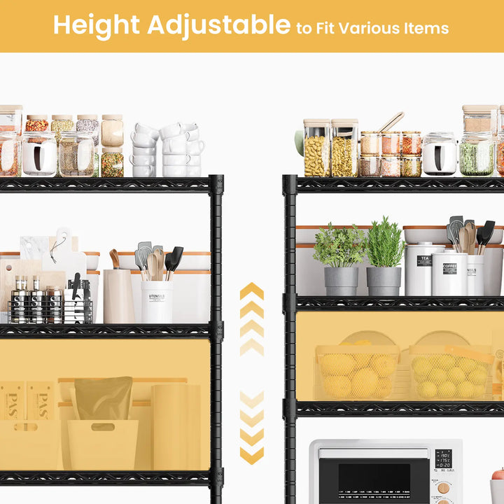 PrimeZone 35.5"W Adjustable Wire Shelving 