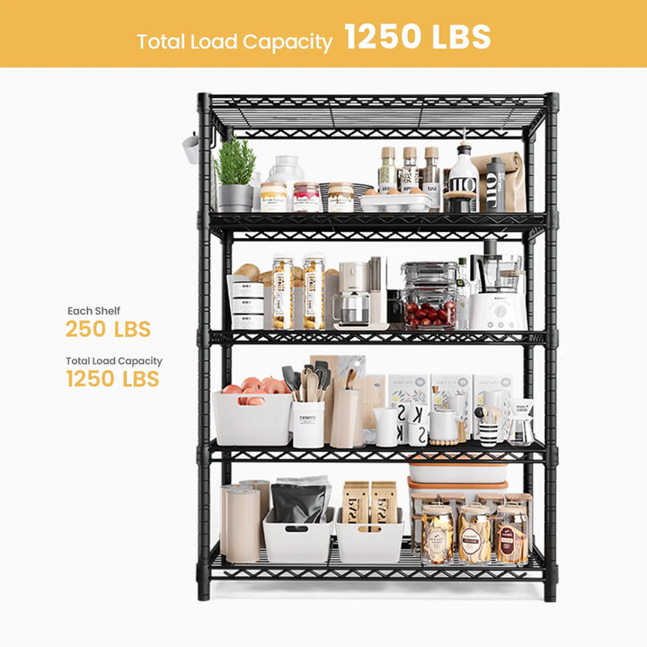 PrimeZone 35.5"W Adjustable Wire Shelving 