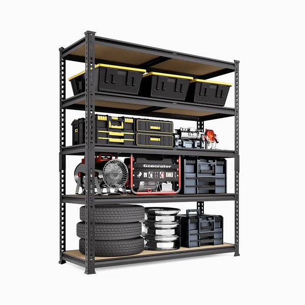 PrimeZone 36"W Heavy Duty Storage Shelves Load 2000 LBS, 36"W x 16"D x 72"H 