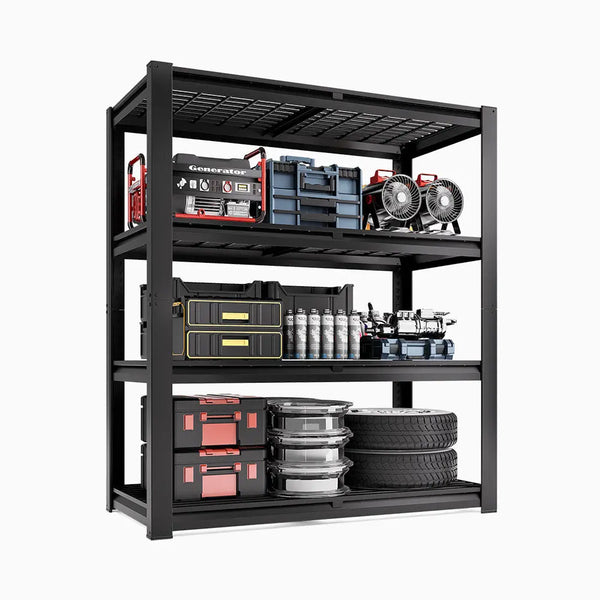 PrimeZone 40"W Metal Wire Garage Shelving Load 2200 LBS 