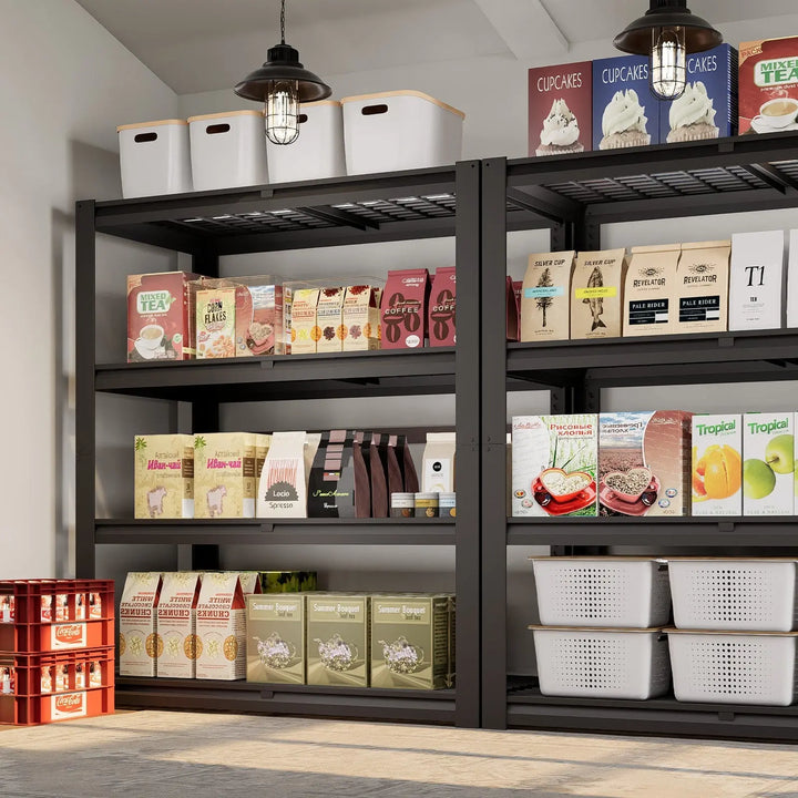 PrimeZone 40"W Metal Wire Garage Shelving Load 2200 LBS 