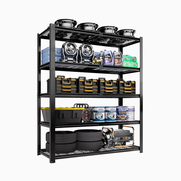 PrimeZone 48"W Metal Wire Garage Shelving Load 2500 LBS 